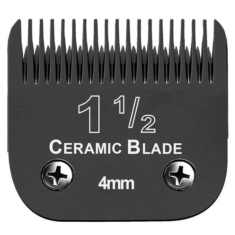 Black Detachable Pet Dog Cat Grooming Clipper Blade Compatible with Most Andis,Oster A5,Wahl KM10 Series Animals Clippers